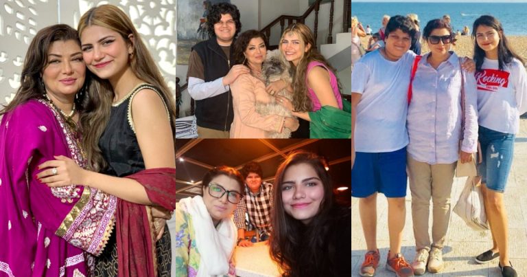 Beautiful Family Pictures of Actress Shaheen Khan