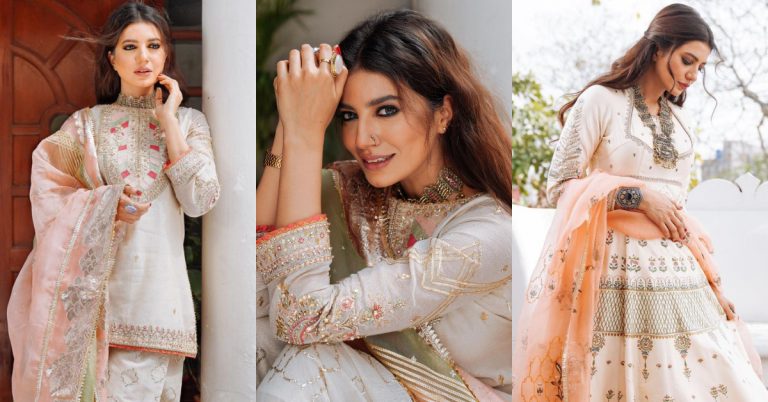 Mohsin Naveed Ranjha’s Latest Eid Collection Featuring Rabia Butt
