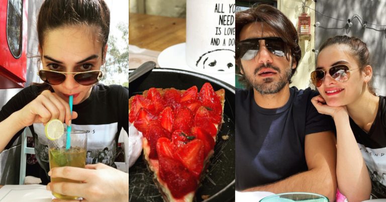 Love Birds Minal Khan and Ahsan Mohsin Ikram Brunching Together
