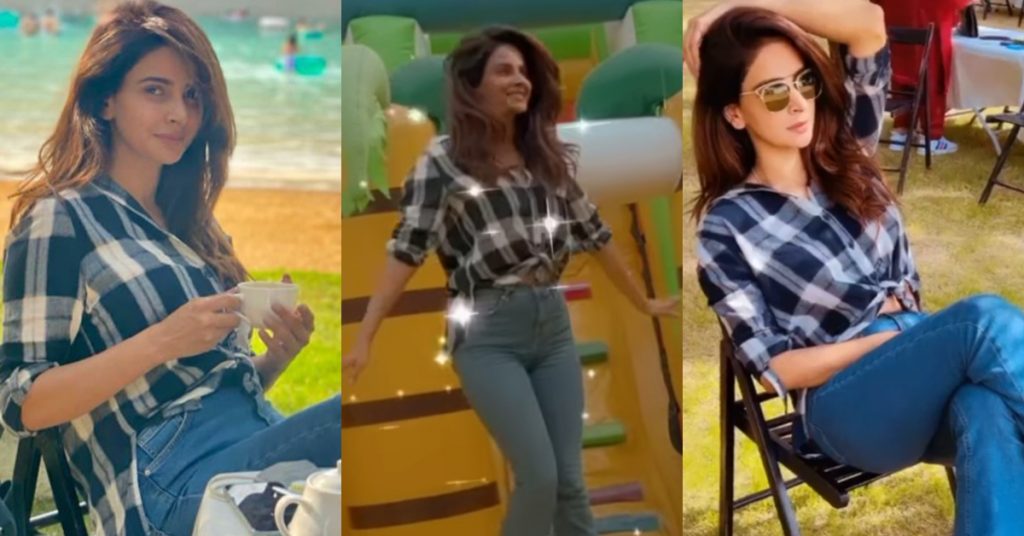 Saba Qamar Recreational Time With Family