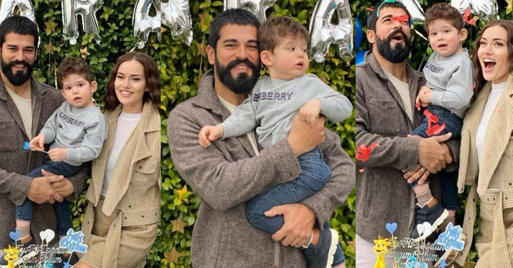 Burak Özçivit And Fahriye Evcan Celebrated Son's Second Birthday
