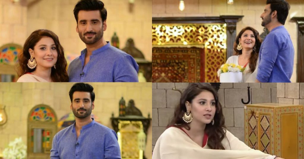 Hina Altaf and Agha Ali Beautiful Pictures From GMP Shan-e-Suhoor