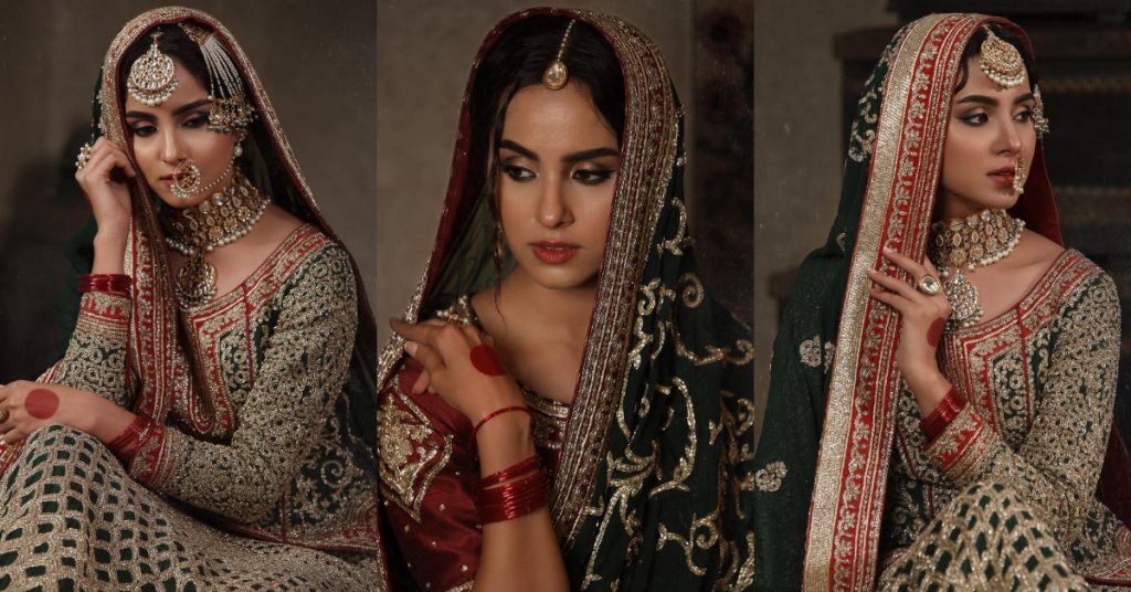 Nimra Khan Dolls Up As A Traditional Bride In Her Latest Shoot