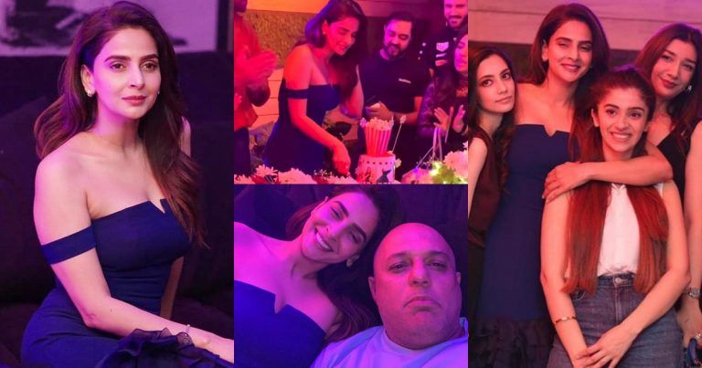 Beautiful Pictures From Saba Qamar’s Birthday Party