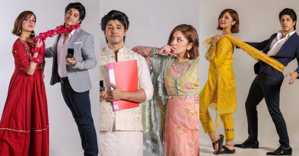 Alizeh Shah And Danyal Zafar's Promo Shoot For Tanaa Banaa