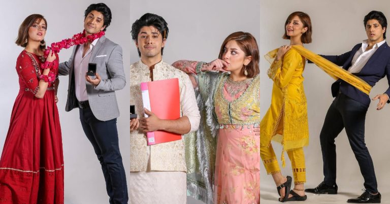 Alizeh Shah And Danyal Zafar’s Promo Shoot For Tanaa Banaa