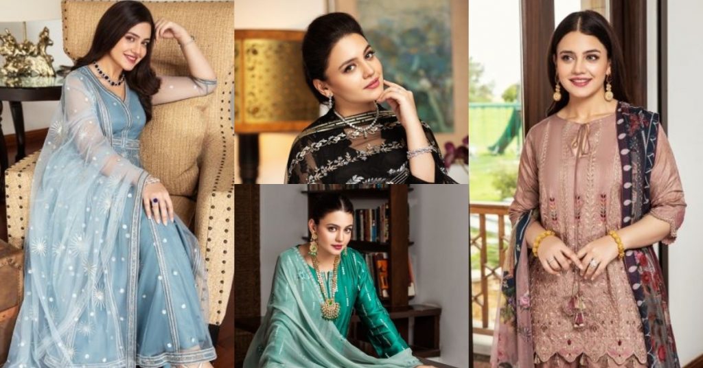 Nishat Linen's Latest Luxury Collection Featuring Zara Noor Abbas