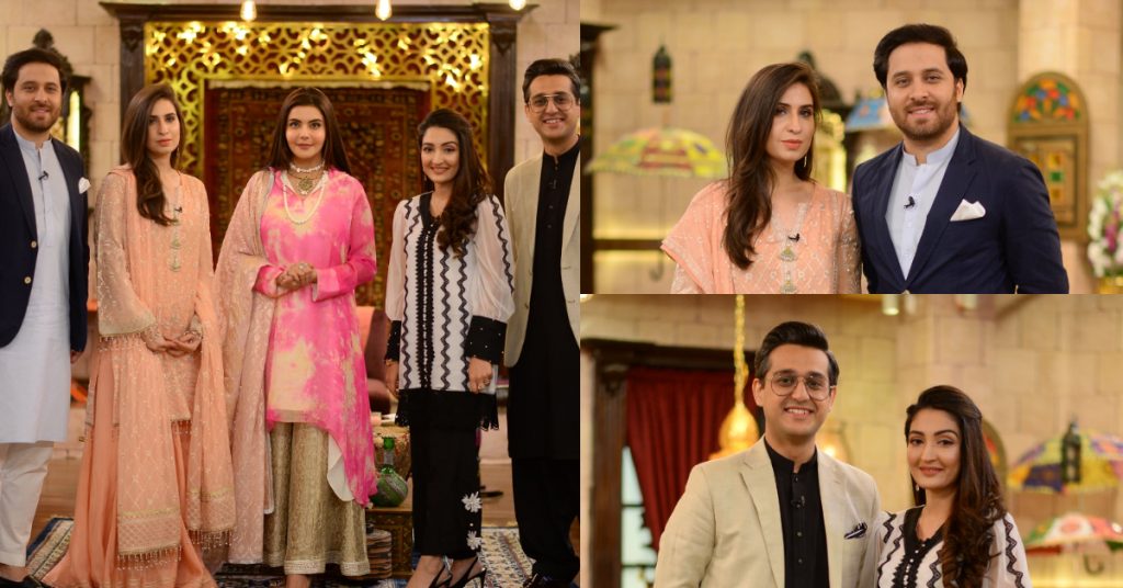 Haroon Shahid And Shafaat Ali With Their Wives At Shan-e-Suhoor