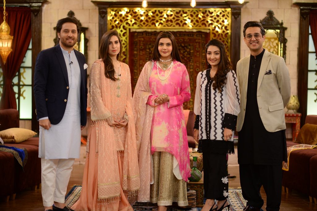 Haroon Shahid And Shafaat Ali With Their Wives At Shan-e-Suhoor
