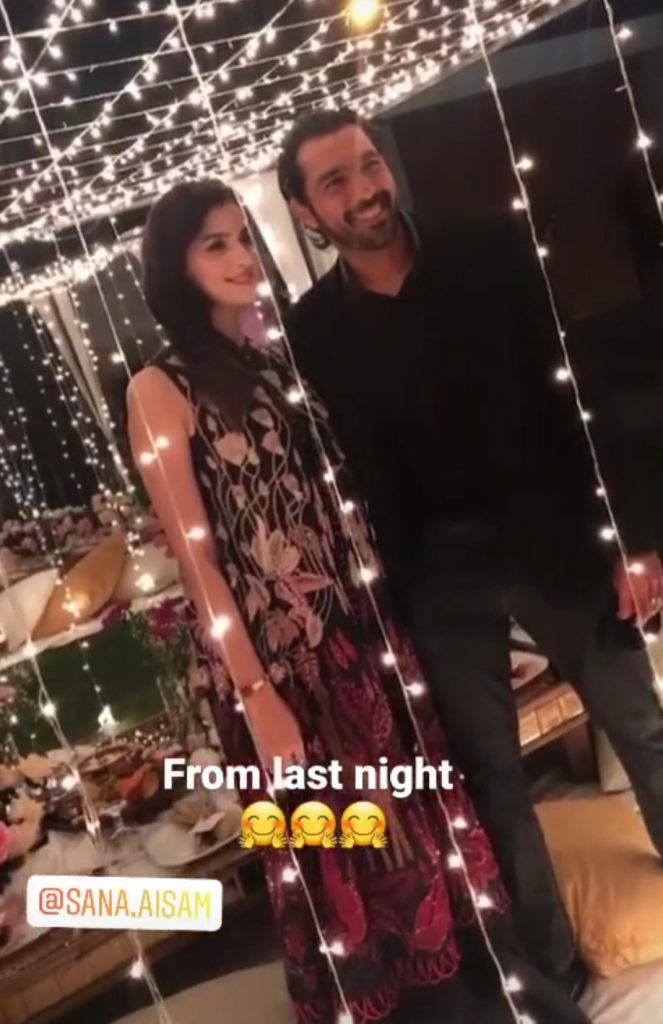 Aisam Ul Haq Surprise Anniversary Party Pictures