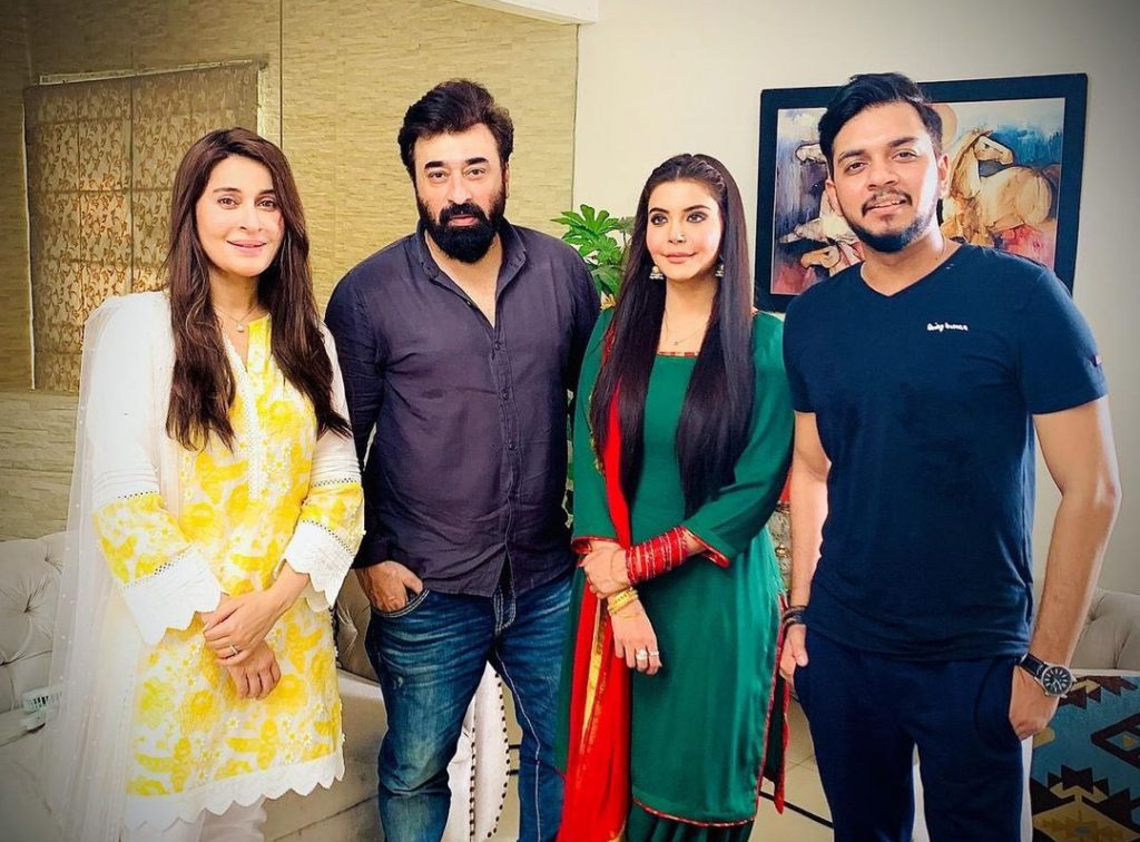 Nida Yasir and Shaista Lodhi Eid Play BTS Pictures