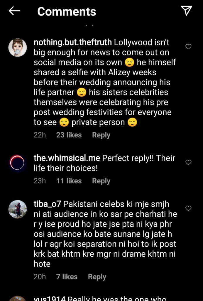 Feroze Khan Talked About His Private Life and Netizens Got No Chill