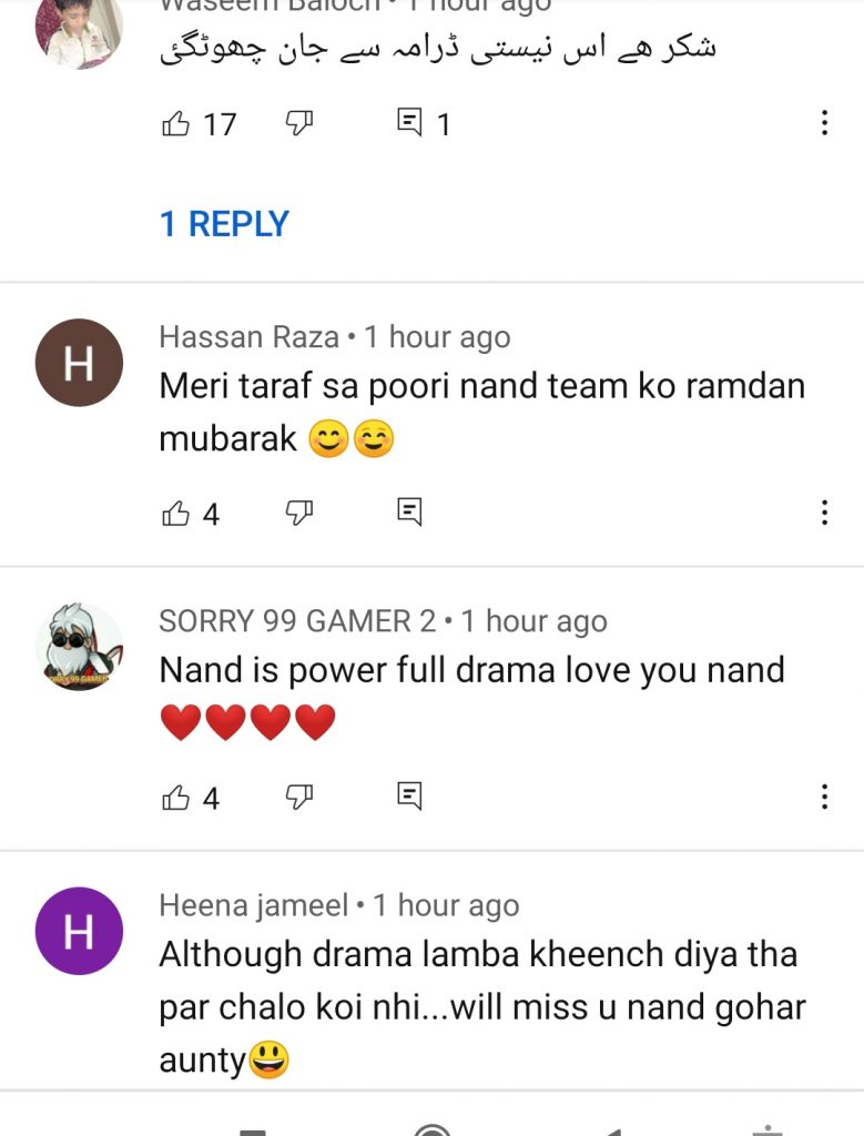 Drama Nand Last Episode - Public Reaction