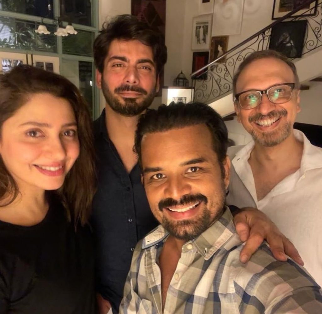 Mahira and Fawad Spotted At Adnan Ansari's Birthday