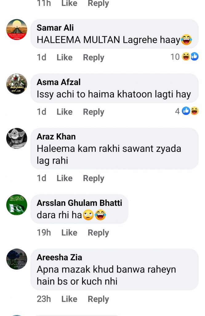 Netizens Trolled Nida Yasir For Copying Halima Sultan