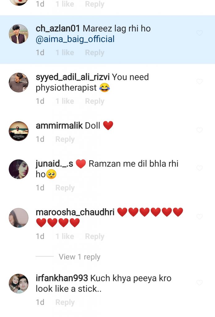 Netizens Body Shamed Aima Baig On Her Recent Picture