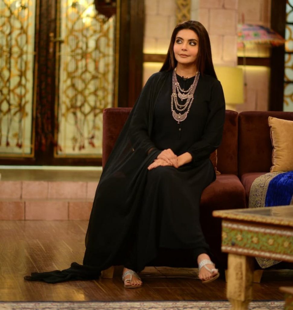 Nida Yasir Beautiful Looks From GMP Shaan-e-Suhoor