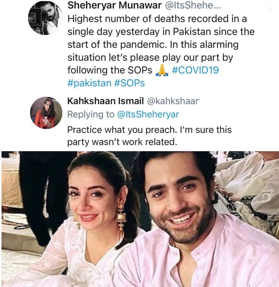 ‌Netizens Call Out Sheheryar Munawar on His Recent Preaching