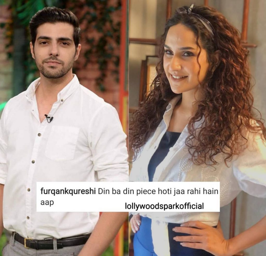 Netizens Find Furqan Qureshi's Praise For Anoushay Abbasi Flirtatious