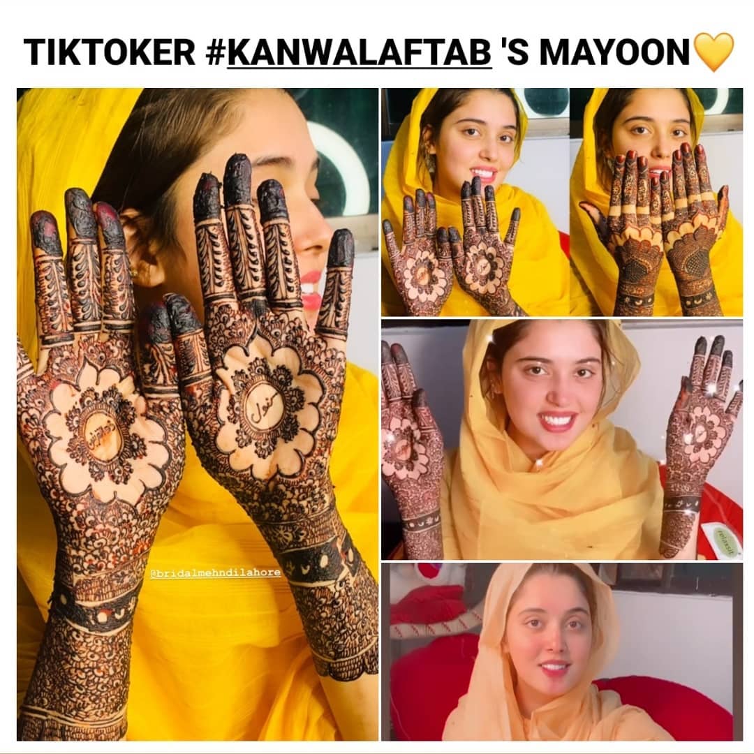 Tiktoker Kanwal Aftab is Getting Ready for her Mayoun