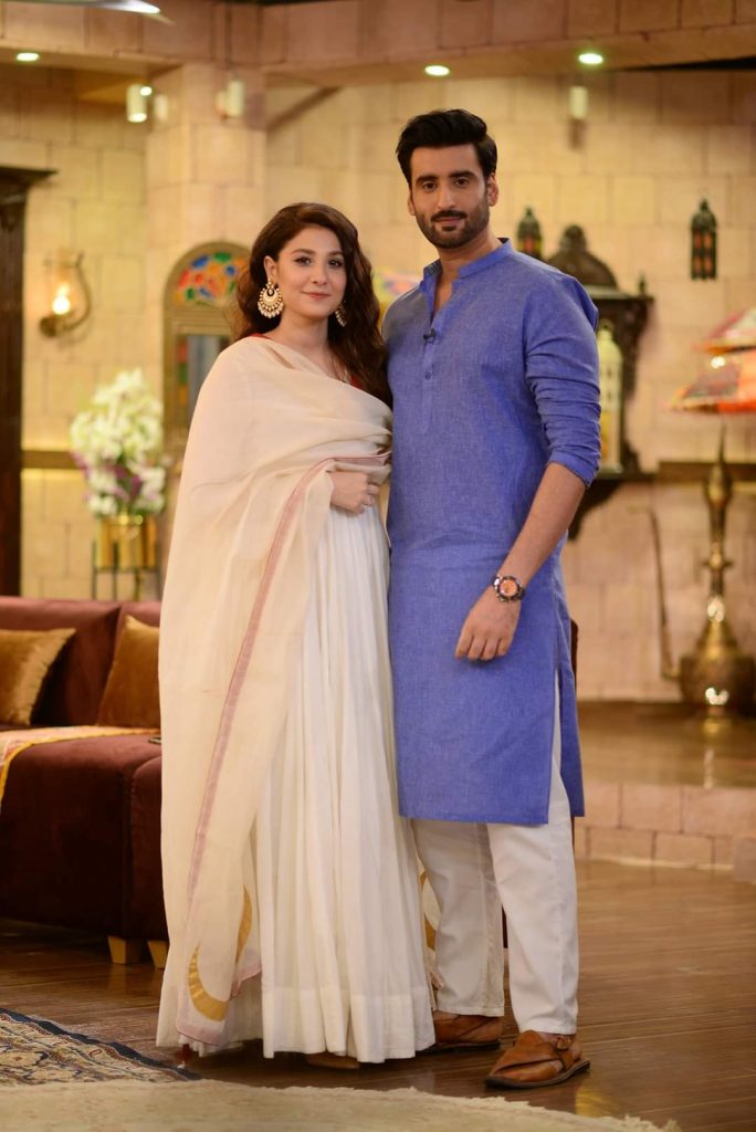 Hina Altaf and Agha Ali Beautiful Pictures From GMP Shan-e-Suhoor