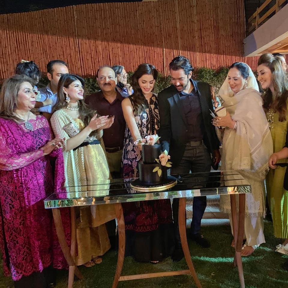 Aisam Ul Haq Surprise Anniversary Party Pictures