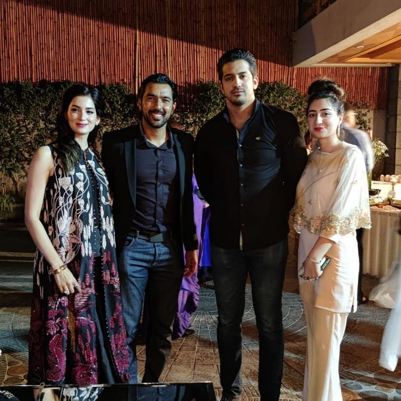 Aisam Ul Haq Surprise Anniversary Party Pictures