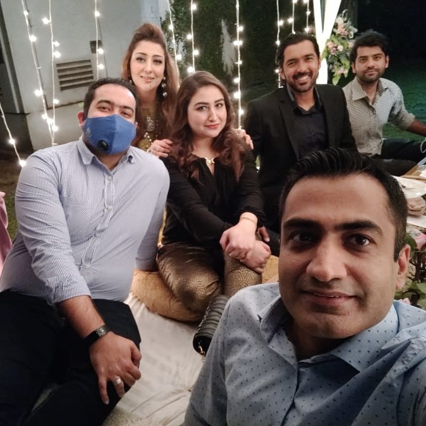 Aisam Ul Haq Surprise Anniversary Party Pictures