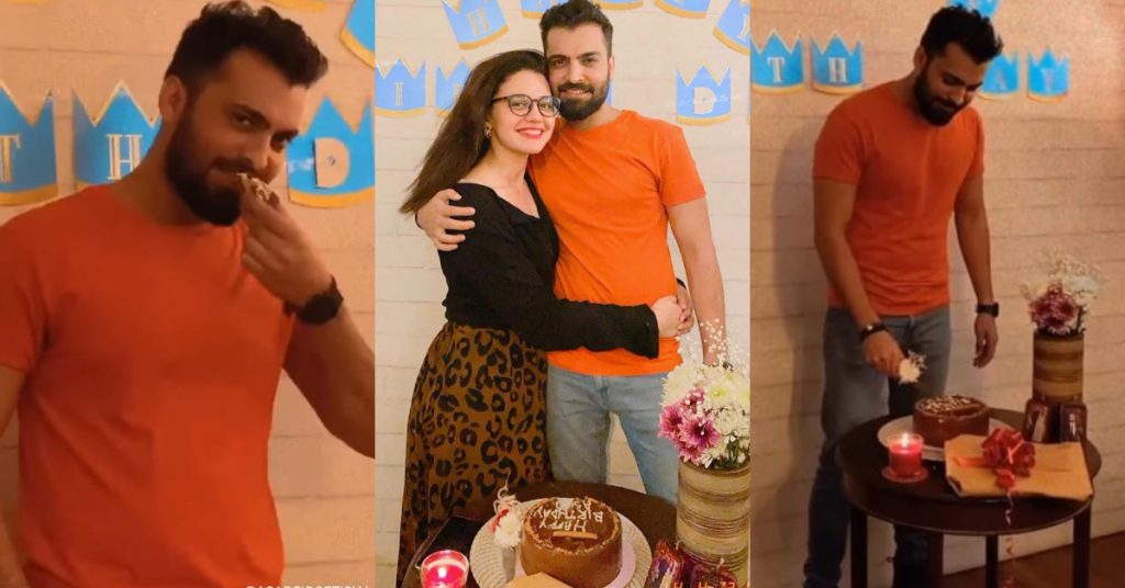 Asad Siddiqui Celebrated Birthday With Wife Zara Noor Abbas