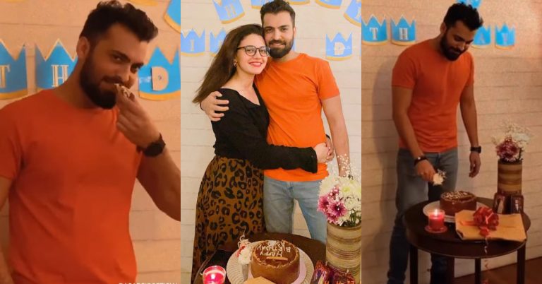Asad Siddiqui Celebrated Birthday With Wife Zara Noor Abbas