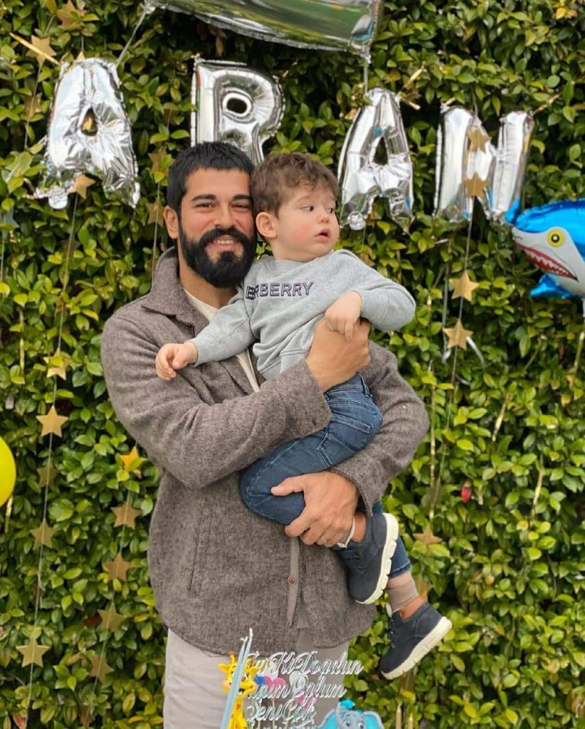 Burak Özçivit And Fahriye Evcan Celebrated Son's Second Birthday