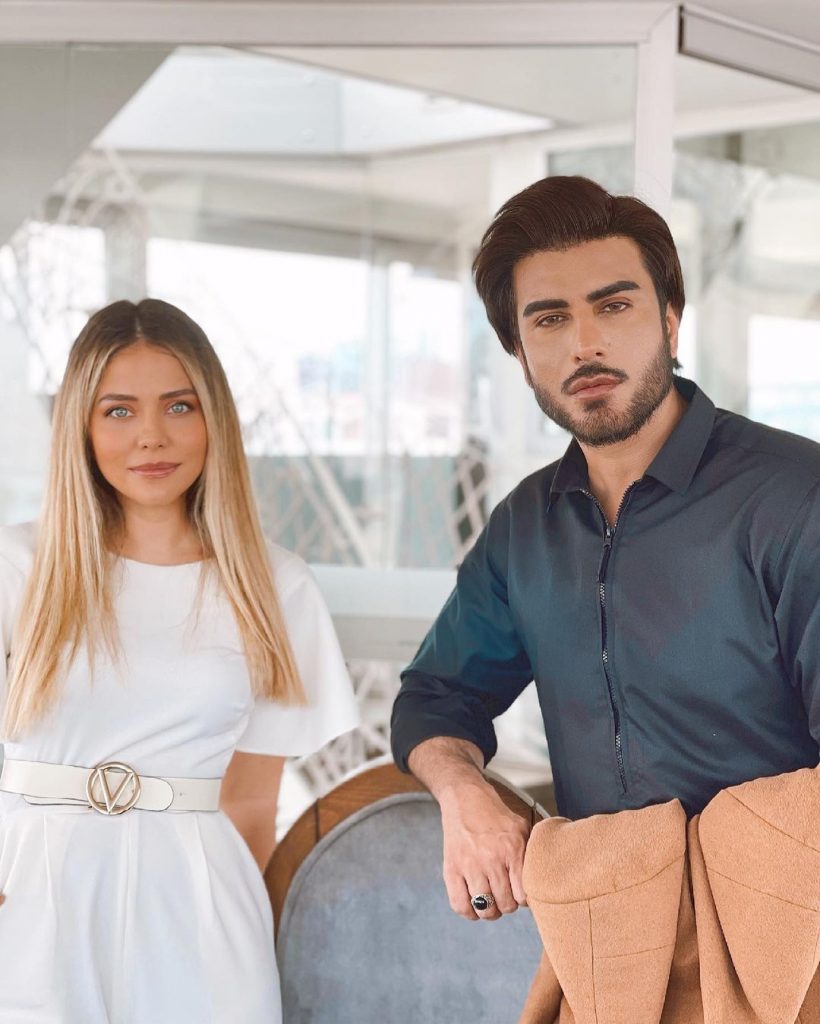 Imran Abbas Spotted With Ertugrul Famed Burcin Abdullah