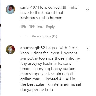 Feroze Khan Shared His Views On The Situation Of India - Public Reaction