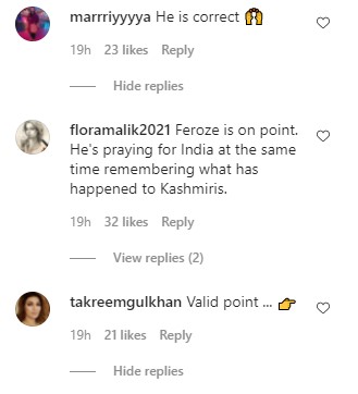 Feroze Khan Shared His Views On The Situation Of India - Public Reaction