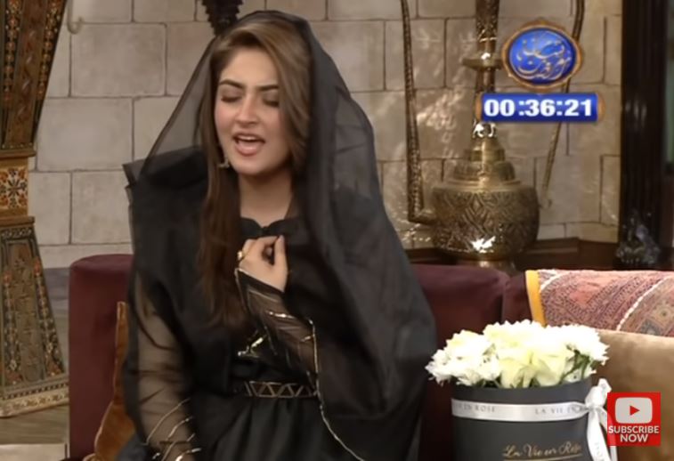 Hiba Bukhari In Her Melodious Voice Recites Naat At Shan-e-Suhoor