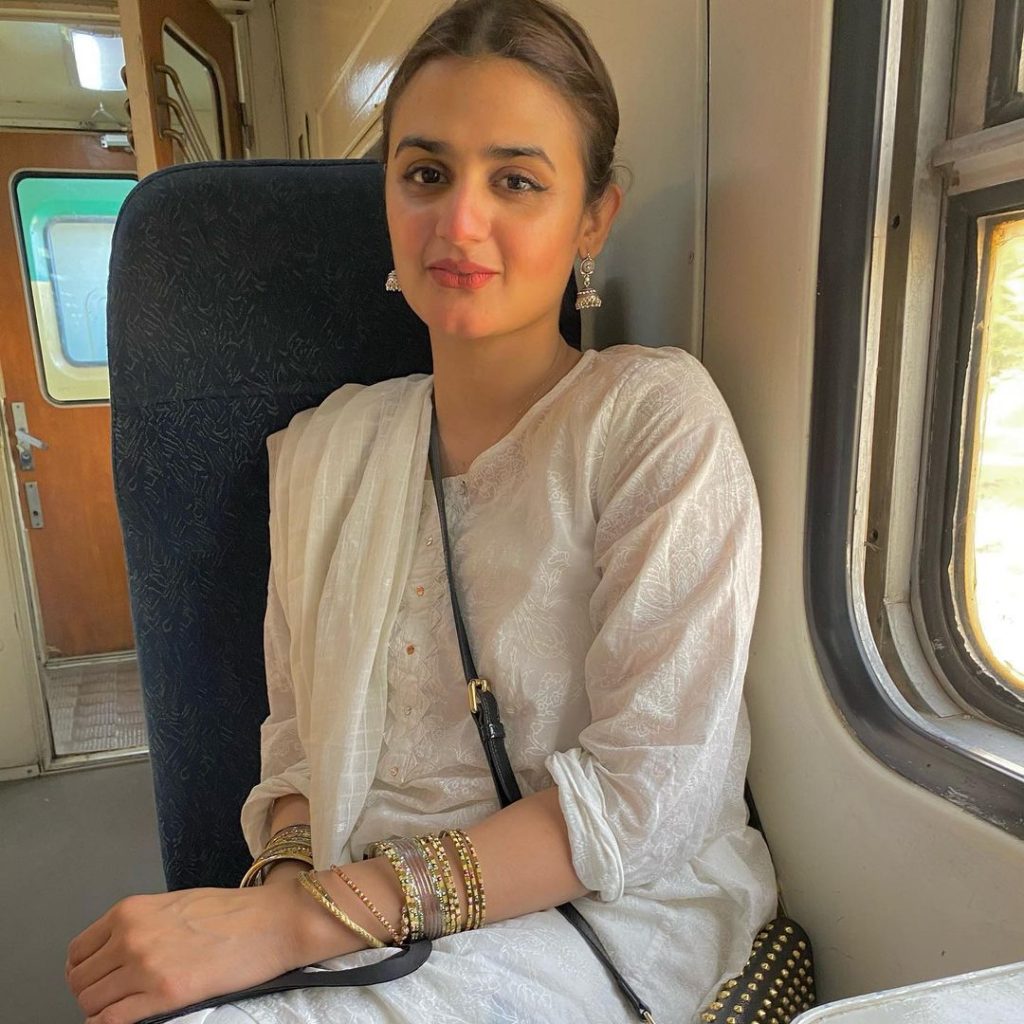 Hira Mani Travels To Karachi By Train
