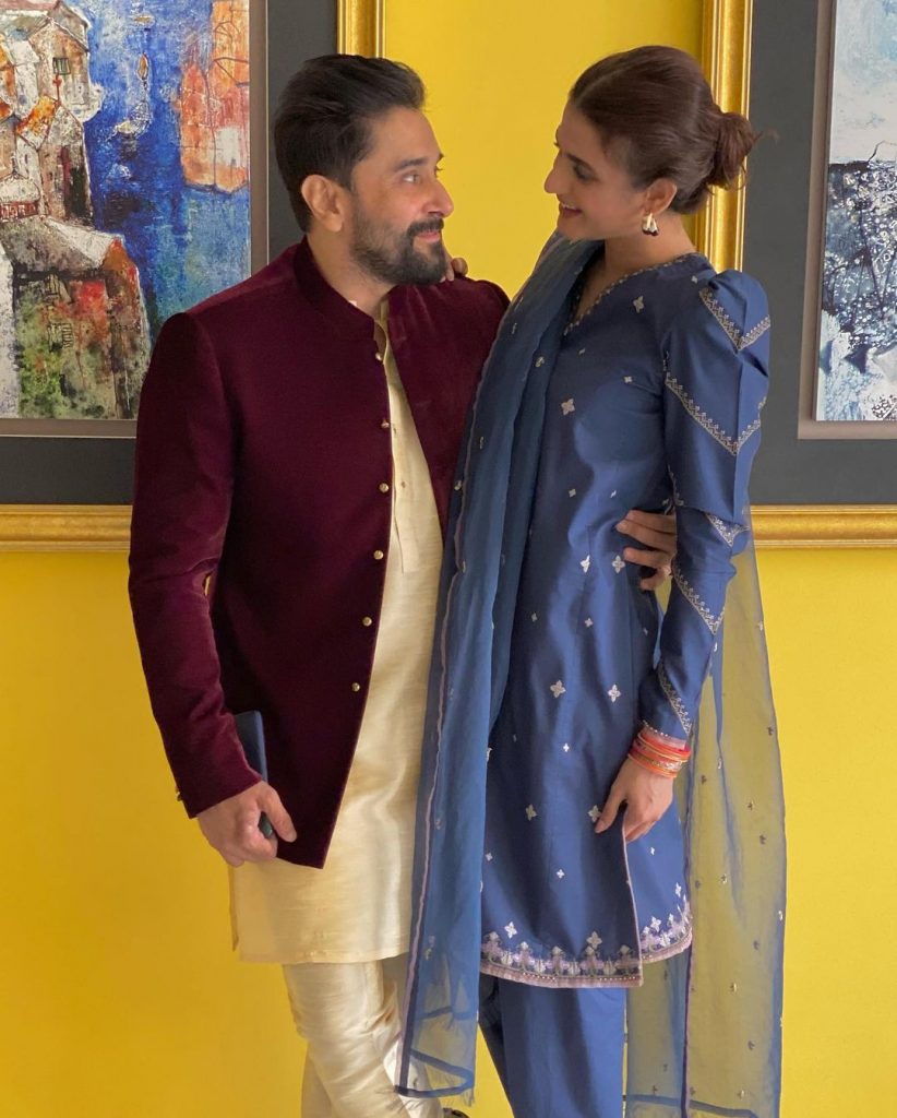 Celebrities Wish Hira And Mani On Their Wedding Anniversary