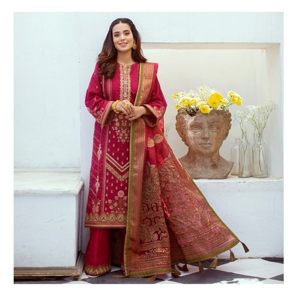 Rang Rasiya Premium Lawn Collection Featuring Iqra Aziz