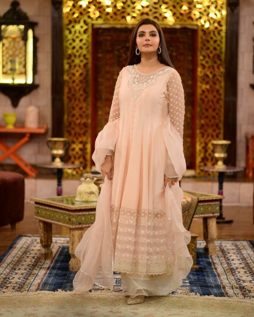 Nida Yasir Beautiful Looks From GMP Shaan-e-Suhoor