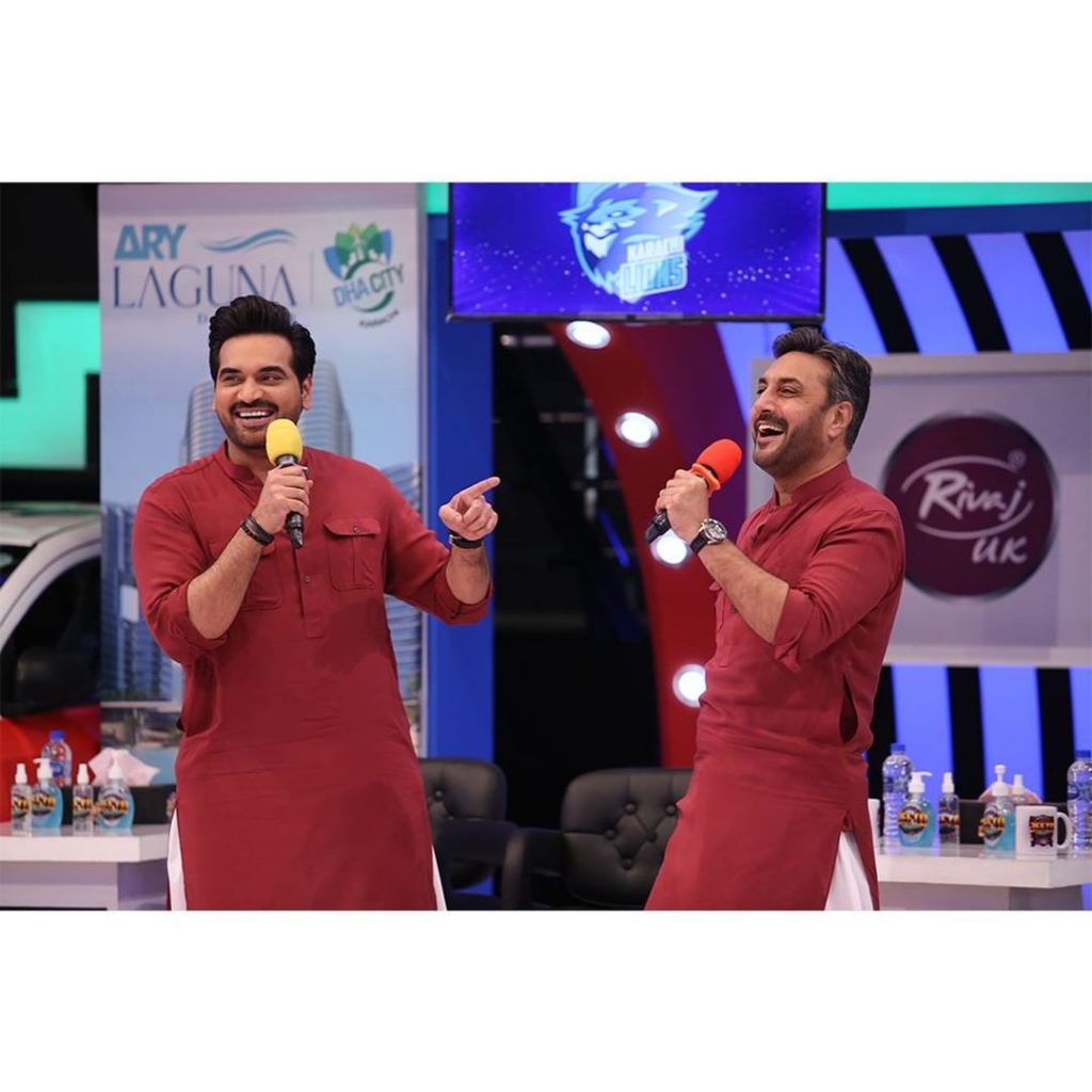 Celebrities' Pictures From The Set Of Jeeto Pakistan