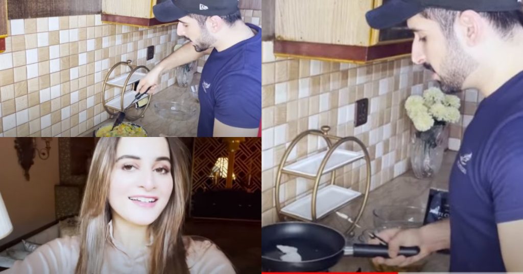 Muneeb Butt Cooking Sehri For Aiman Khan - New Vlog