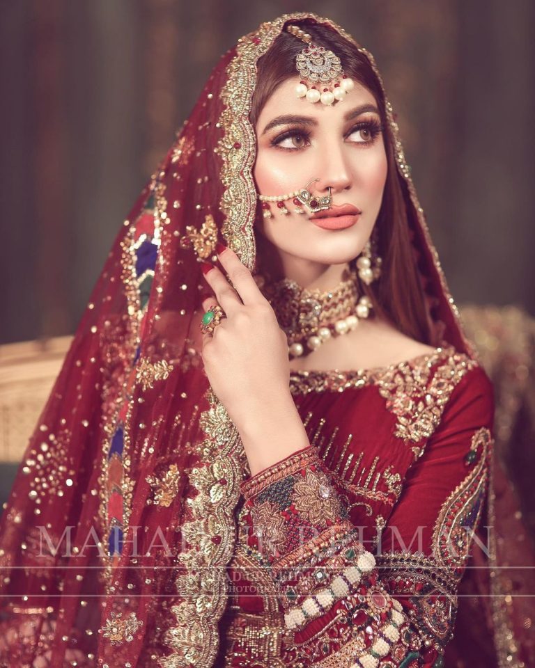 Nazish Jahangir Stuns As A Traditional Bride In Her Latest Shoot ...