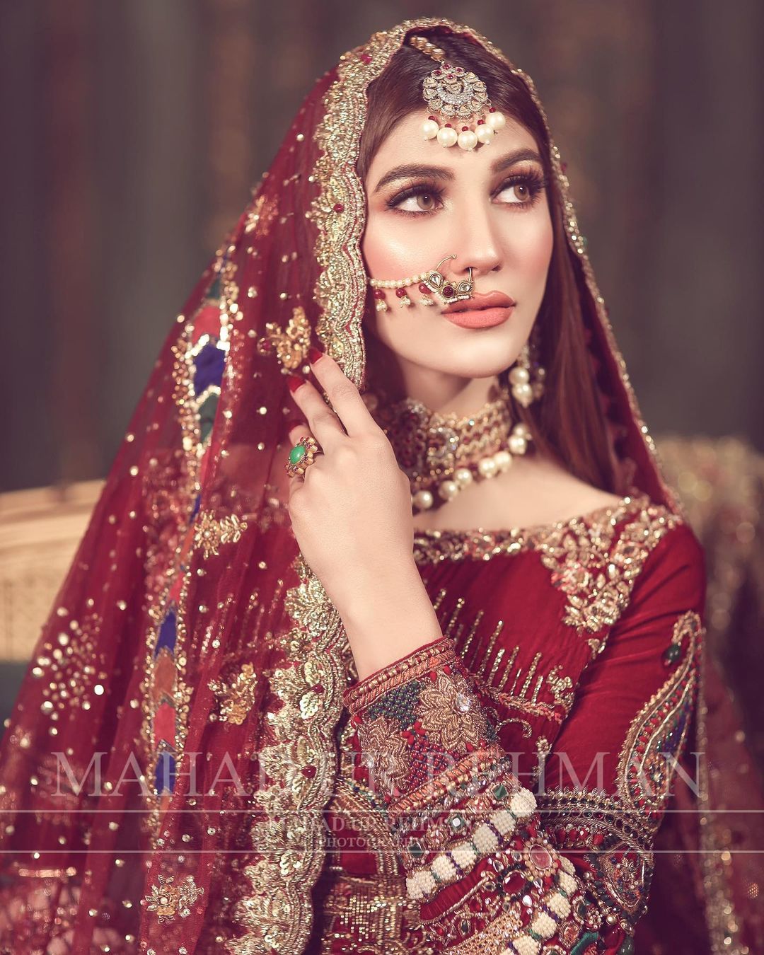 Nazish Jahangir Stuns As A Traditional Bride In Her Latest Shoot ...