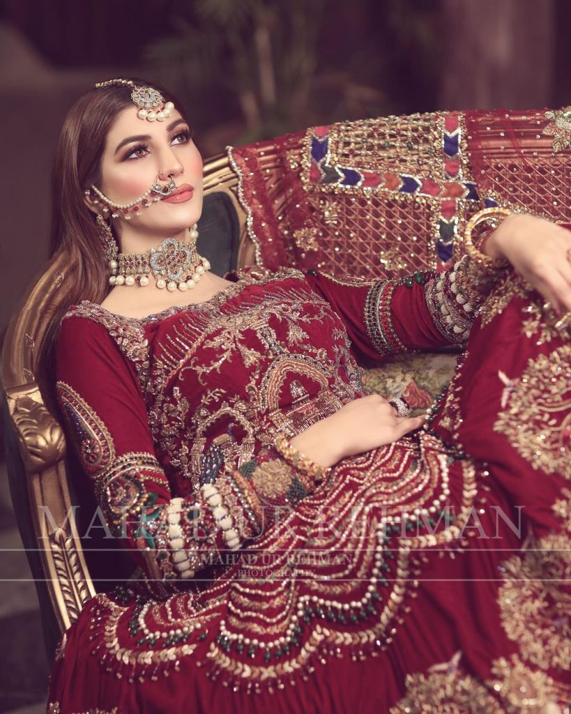 Nazish Jahangir Stuns As A Traditional Bride In Her Latest Shoot