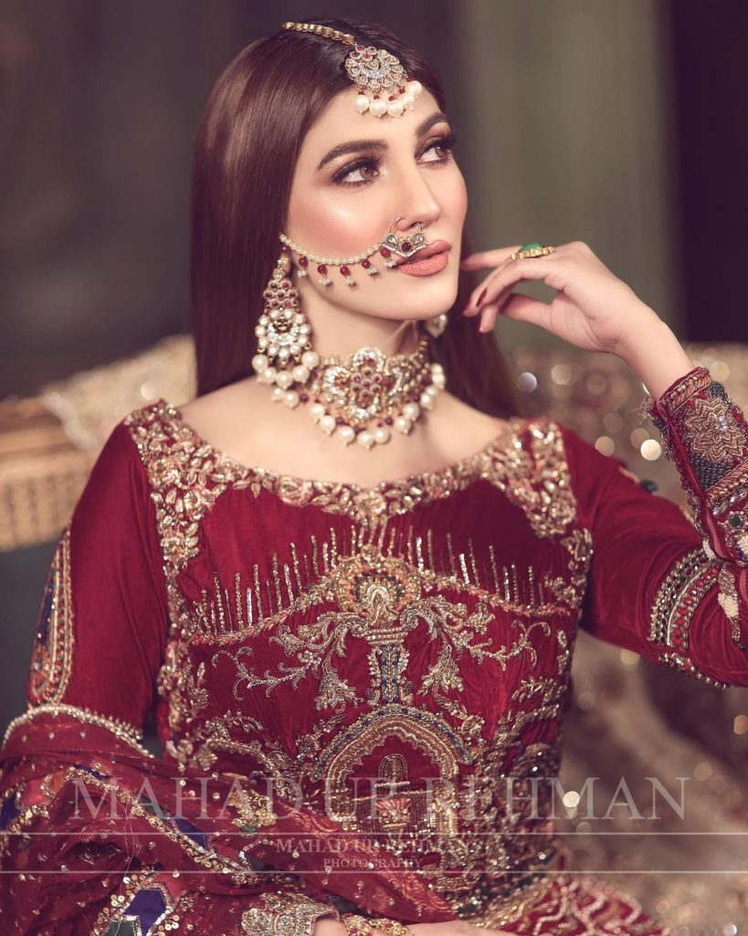 Nazish Jahangir Stuns As A Traditional Bride In Her Latest Shoot