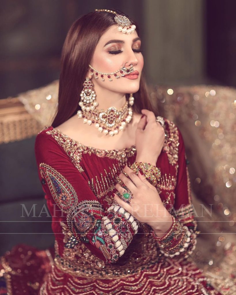 Nazish Jahangir Stuns As A Traditional Bride In Her Latest Shoot