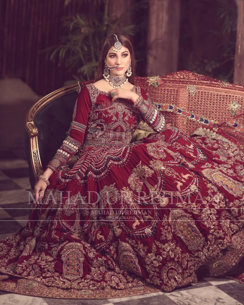 Nazish Jahangir Stuns As A Traditional Bride In Her Latest Shoot