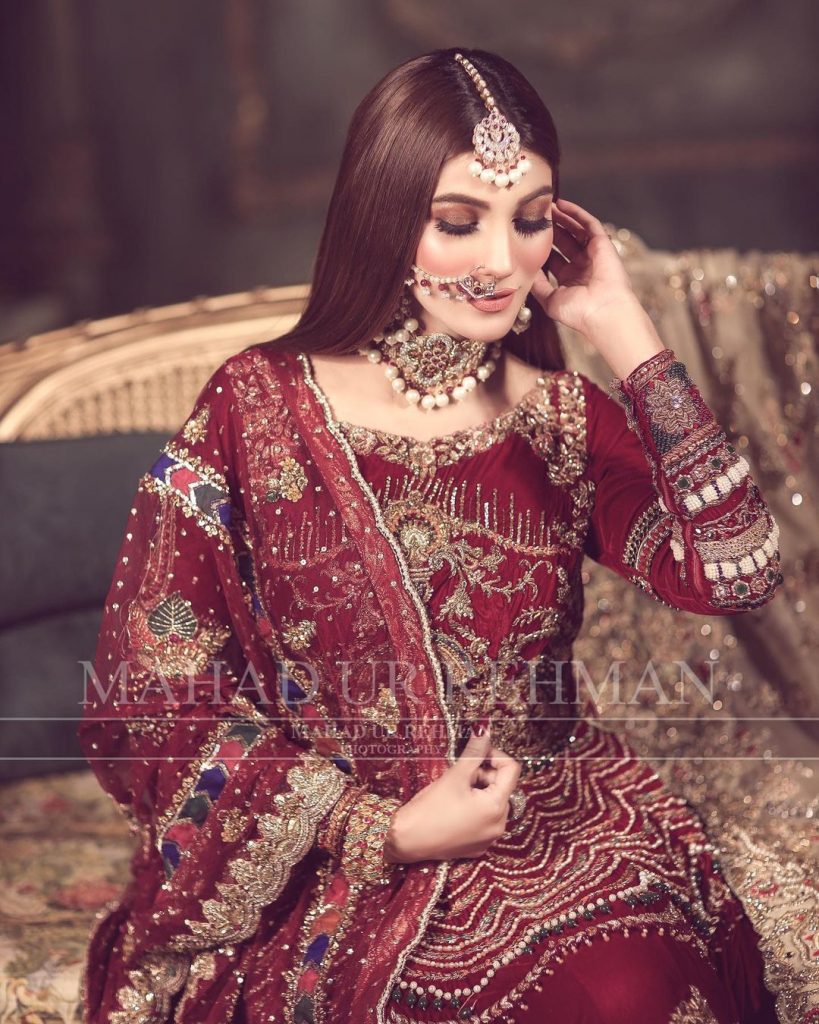 Nazish Jahangir Stuns As A Traditional Bride In Her Latest Shoot