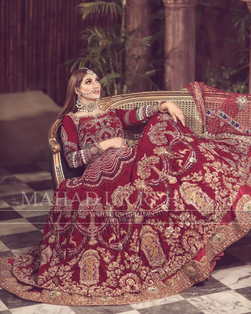 Nazish Jahangir Stuns As A Traditional Bride In Her Latest Shoot