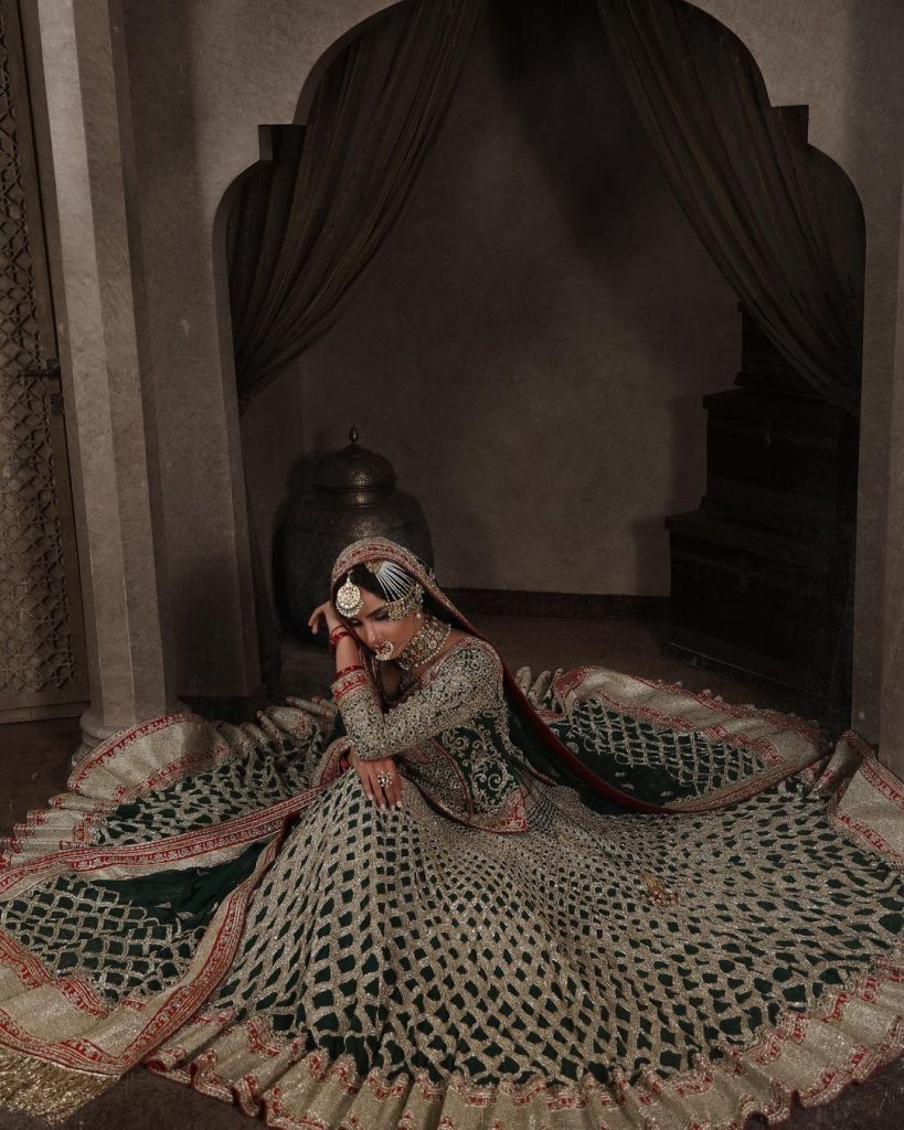 Nimra Khan Dolls Up As A Traditional Bride In Her Latest Shoot